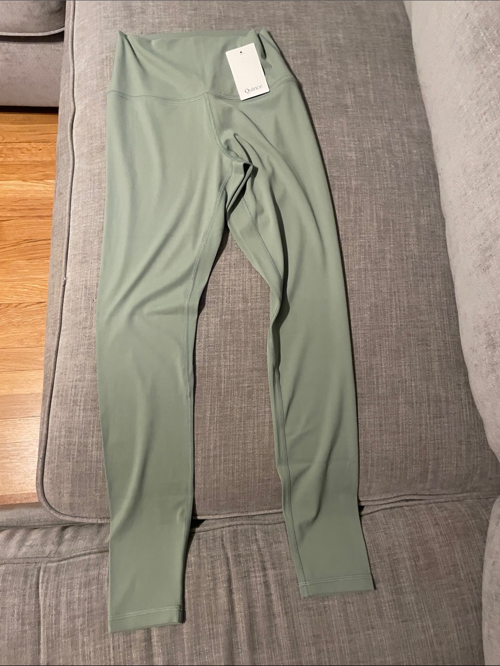 Quince Sage Green Track Jacket & leggings set - Picture 4 of 5